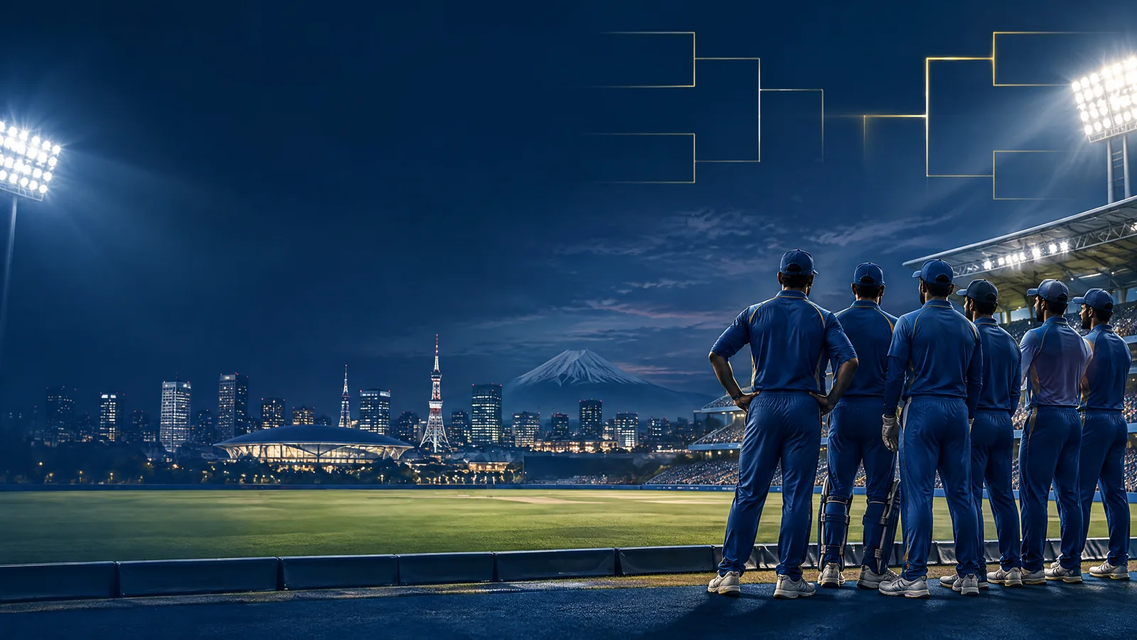 Editorial illustration for India’s Asian Games cricket quarter-final against Afghanistan