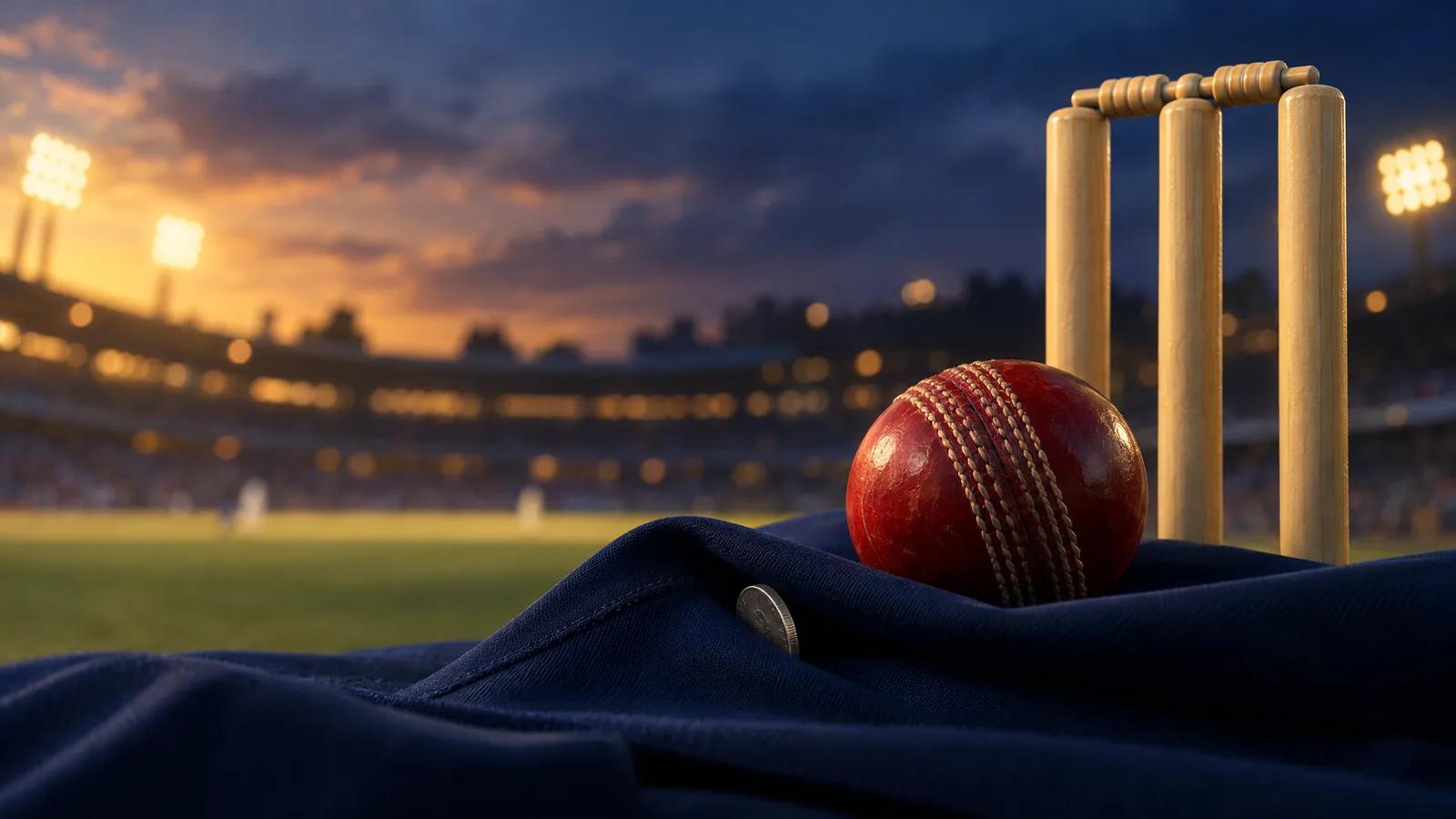 Original conceptual cricket illustration for the Bengaluru fifth T20I report